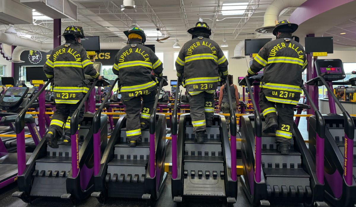 Upper Allen Firefighters Honor 343 Firefighters During 9/11 Memorial Climb at Planet Fitness